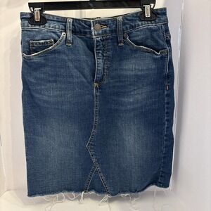 NWT Universal Thread Blue Denim Mini Skirt